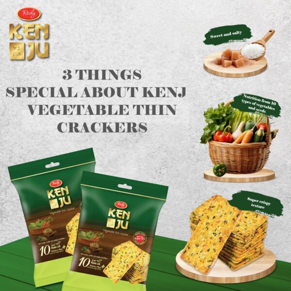 RICHY - KENJU VEGETABLE THIN CRACKER 192g - Image 3