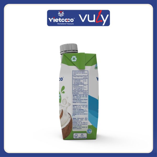 Coconut Milk 17-19% fat - 330Ml - Image 3