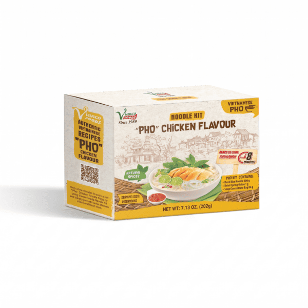 Pho Chicken Noodle Kit 202gr 30 bags x carton - size 2 packs