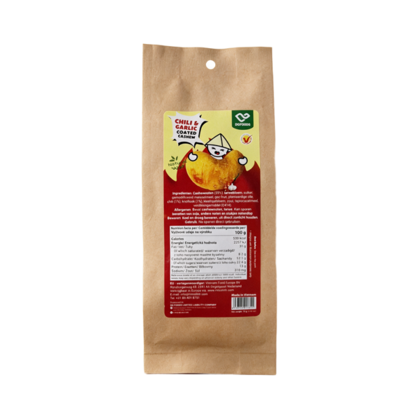 Chili & garlic coated cashew 75g