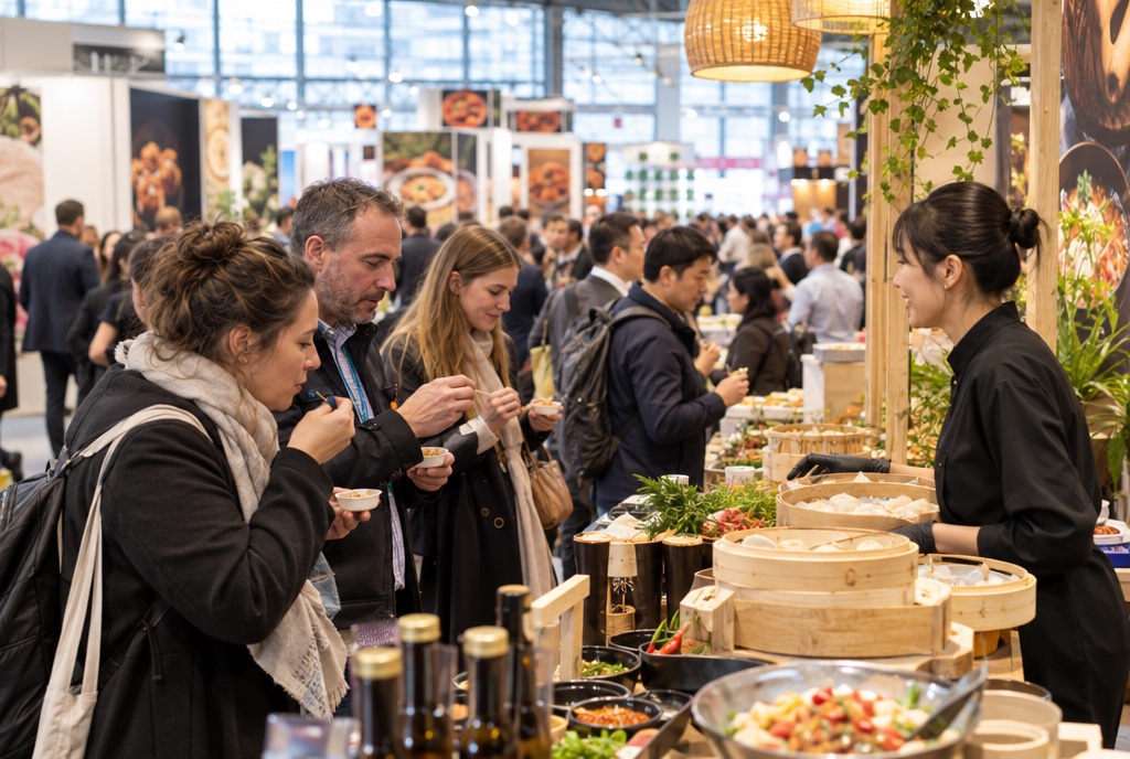 Which European food trade fairs are worth attending for Vietnamese food companies?