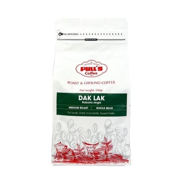 Dak Lak Robusta Single - 100% Robusta - Medium roast - Whole bean - 500g
