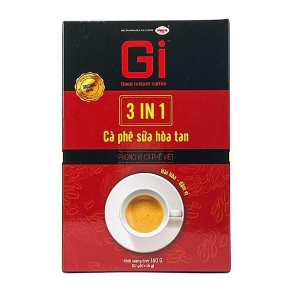 Gi - 3in1 Instant Coffee - 18 x 16gram packs