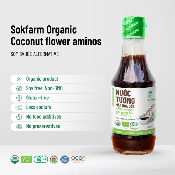 Organic Coconut flower Aminos 200m